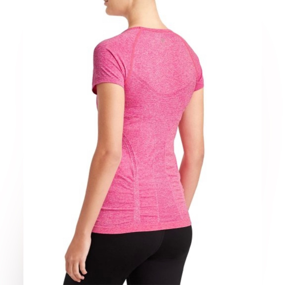 Athleta | Brilliant Magenta Heather Fastest Track Tee - Picture 2 of 5